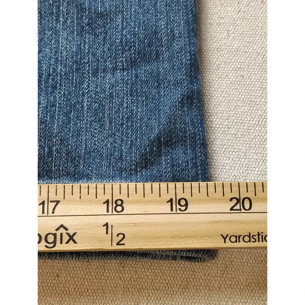 Jones New York‎ Signature Denim Mini Skirt Blue Jean Size 8 Medium Wash Pocketed